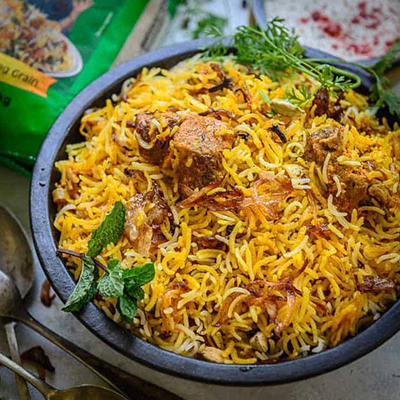 "Mutton Fry Piece Biryani  (Yati Foods) - Click here to View more details about this Product